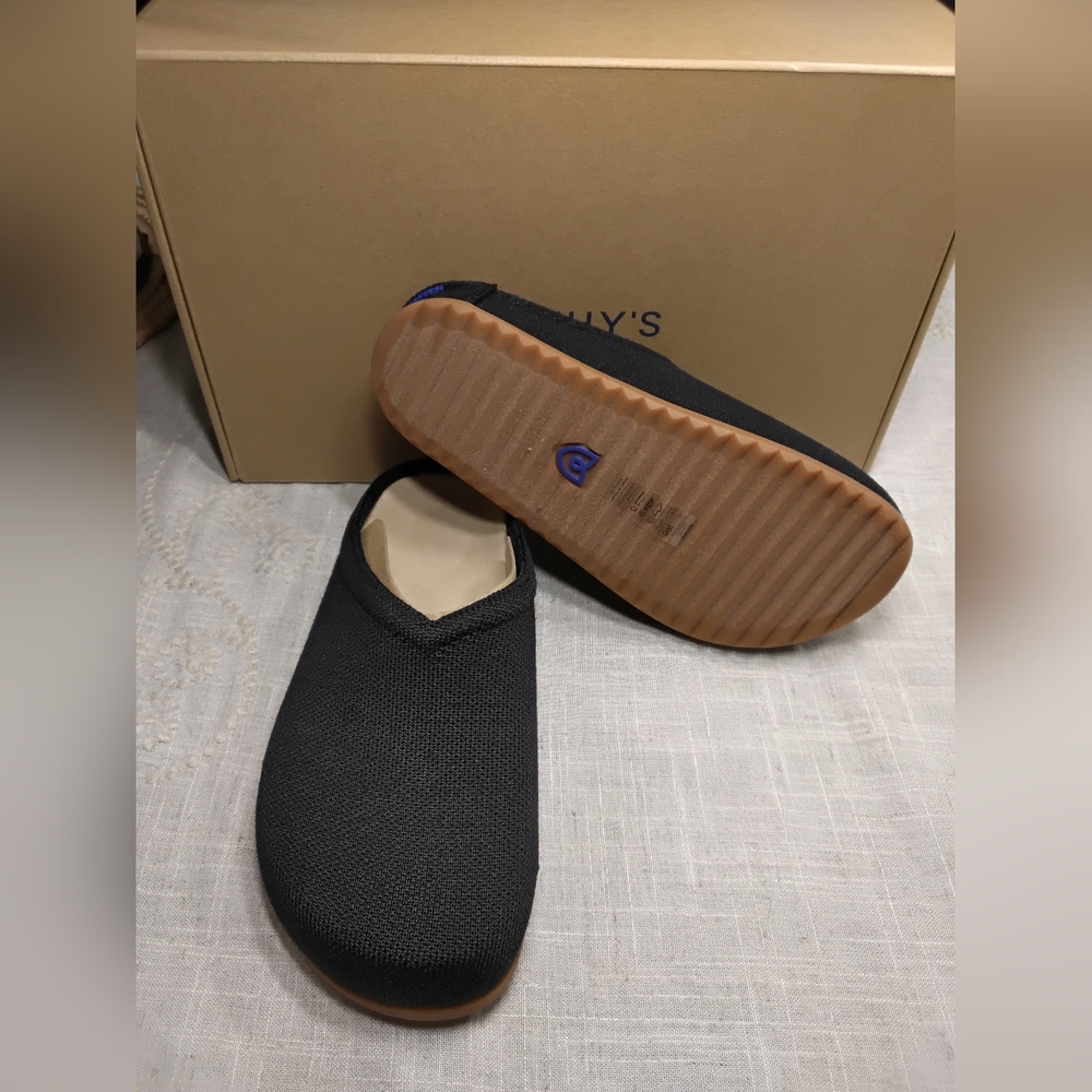 Rothy’s The Hemp Casual Clog in Black - Picture 3 of 5